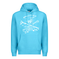 Ocean Blue slash Premium Hoodie - ArtMosaic