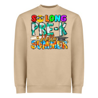 Mushroom So Long Pre K Hello Summer Heavyweight Sweatshirt - CowhideDigitalArt