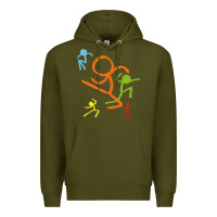 Army Green alan becker gaming gift Premium Hoodie - ArtMosaic