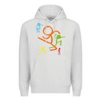 Dove Grey alan becker gaming gift Premium Hoodie - ArtMosaic