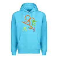 Ocean Blue alan becker gaming gift Premium Hoodie - ArtMosaic