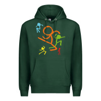 Sports Green alan becker gaming gift Premium Hoodie - ArtMosaic