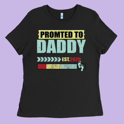 Promoted To Daddy Est 2020 Ladies Tee Designed By Bettercallsaul