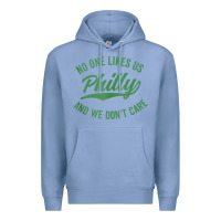 Colony Blue philly no one likes us and we don't care green text tank top Premium Hoodie - ArtMosaic