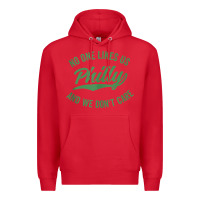 Red philly no one likes us and we don't care green text tank top Premium Hoodie - ArtMosaic