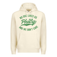 Sandshell philly no one likes us and we don't care green text tank top Premium Hoodie - ArtMosaic