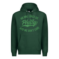 Sports Green philly no one likes us and we don't care green text tank top Premium Hoodie - ArtMosaic