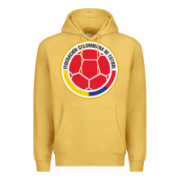 Antique Gold colombia Premium Hoodie - ArtMosaic