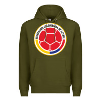 Army Green colombia Premium Hoodie - ArtMosaic