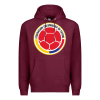 Burgundy colombia Premium Hoodie - ArtMosaic