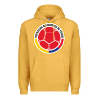Mustard colombia Premium Hoodie - ArtMosaic