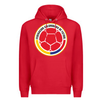 Red colombia Premium Hoodie - ArtMosaic