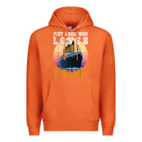 Carrot ship just a girl who loves titanic boat titanic girls woman t shirt Premium Hoodie - ArtMosaic
