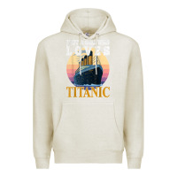 Oatmeal Heather ship just a girl who loves titanic boat titanic girls woman t shirt Premium Hoodie - ArtMosaic
