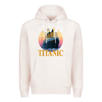 Pale Pink ship just a girl who loves titanic boat titanic girls woman t shirt Premium Hoodie - ArtMosaic
