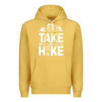 Antique Gold take hike Premium Hoodie - ArtMosaic