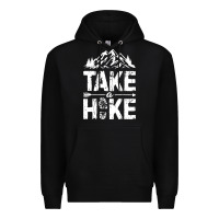 Black take hike Premium Hoodie - ArtMosaic
