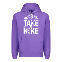 Purple take hike Premium Hoodie - ArtMosaic