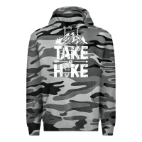 Slate Camo take hike Premium Hoodie - ArtMosaic