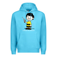 Ocean Blue charlie brownson Premium Hoodie - ArtMosaic