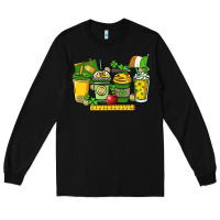 Black St. Patrick's Day Teacher coffee cups Long Sleeve Tee - HowdyJamesFarm