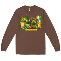 Chestnut St. Patrick's Day Teacher coffee cups Long Sleeve Tee - HowdyJamesFarm