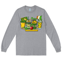 Heather Grey St. Patrick's Day Teacher coffee cups Long Sleeve Tee - HowdyJamesFarm