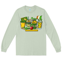 Matcha St. Patrick's Day Teacher coffee cups Long Sleeve Tee - HowdyJamesFarm