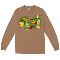 Toasted Coconut St. Patrick's Day Teacher coffee cups Long Sleeve Tee - HowdyJamesFarm