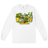 White St. Patrick's Day Teacher coffee cups Long Sleeve Tee - HowdyJamesFarm
