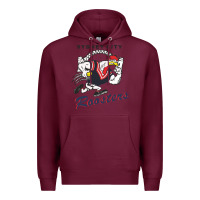 Burgundy roosters-sydney city Classic Premium Hoodie - ArtMosaic