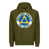 Army Green rickson gracie jiu jitsu Premium Hoodie - ArtMosaic