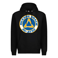 Black rickson gracie jiu jitsu Premium Hoodie - ArtMosaic