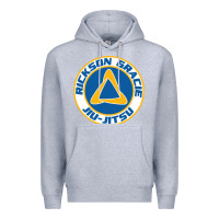 Heather Grey rickson gracie jiu jitsu Premium Hoodie - ArtMosaic