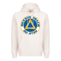 Pale Pink rickson gracie jiu jitsu Premium Hoodie - ArtMosaic