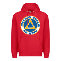 Red rickson gracie jiu jitsu Premium Hoodie - ArtMosaic