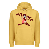 Antique Gold tasmanian devil cartoon character Premium Hoodie - ArtMosaic