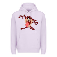 Lilac tasmanian devil cartoon character Premium Hoodie - ArtMosaic