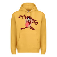 Mustard tasmanian devil cartoon character Premium Hoodie - ArtMosaic