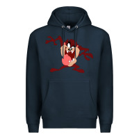 Navy tasmanian devil cartoon character Premium Hoodie - ArtMosaic
