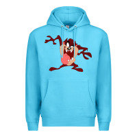 Ocean Blue tasmanian devil cartoon character Premium Hoodie - ArtMosaic