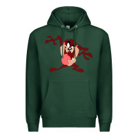 Sports Green tasmanian devil cartoon character Premium Hoodie - ArtMosaic