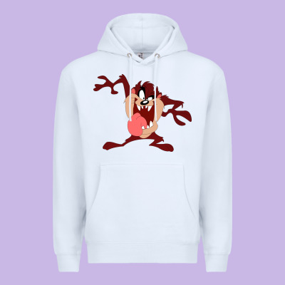 Tasmanian Devil Cartoon Character Premium Hoodie Designed By Artmosaic
