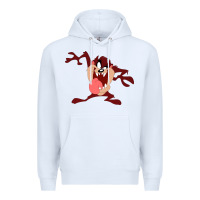 White tasmanian devil cartoon character Premium Hoodie - ArtMosaic