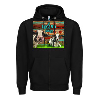 Black So Legend Dairy Zipper Hoodie - LillyAllenDesigns