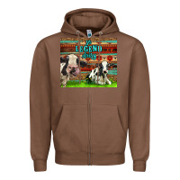 Chestnut So Legend Dairy Zipper Hoodie - LillyAllenDesigns