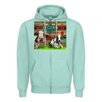 Seafoam So Legend Dairy Zipper Hoodie - LillyAllenDesigns