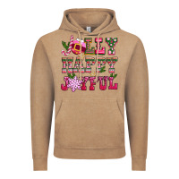 Vintage Coffee jolly happy joyful pink christmas Vintage Hoodie - CowGirlArtShop