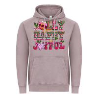 Vintage Zinc jolly happy joyful pink christmas Vintage Hoodie - CowGirlArtShop