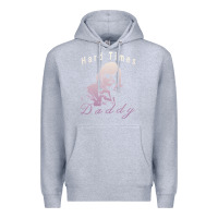 Heather Grey Hard Times Daddy Premium Hoodie - trangStudio